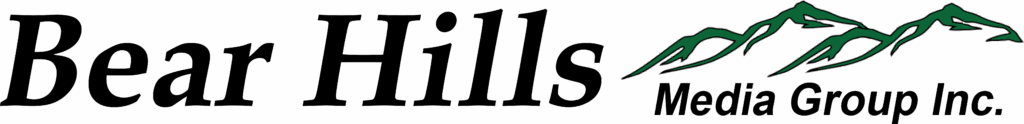 Bear Hills Media LOGO Landscape Black Text 1